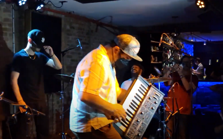 Sophistafunk @ Upstairs Ithaca - Adam Gold with the Moog Fire 